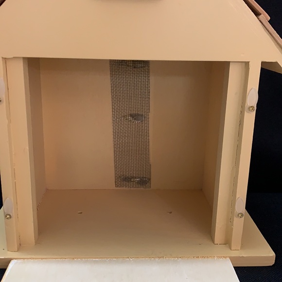 Home Bazaar Vctorian Cottage Yellow Bird House - Picture 3 of 16